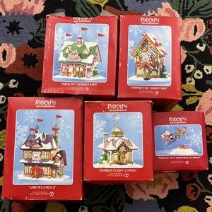 Rudolph Department 56 Holiday Set